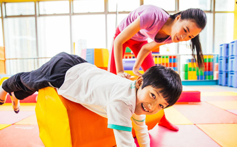 Class with Indoor Soft Play Equipment