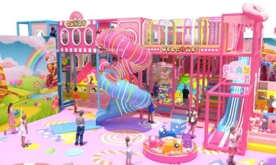 Candy Themed Commercial Indoor Playground for Kids