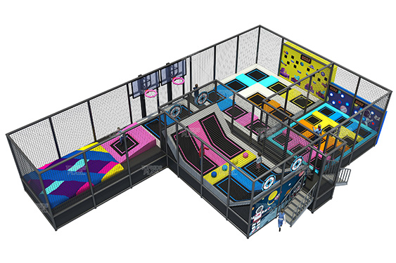 Exciting Outside Trampoline Park Project in Cyprus