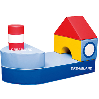 Ship Shaped Indoor Soft Play Blocks Sets DLC0017