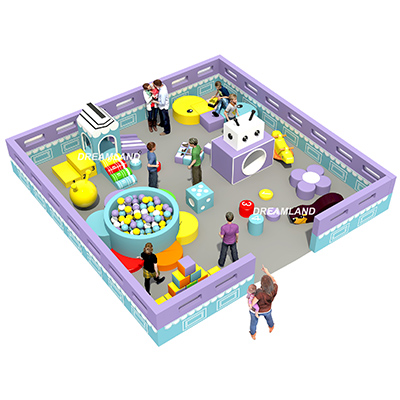 Colorful Customized Soft Play Area Equipment DLC0020