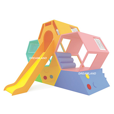 Indoor Honeycomb Nest Slide Combination Soft Play Equipment for Children DLC0021