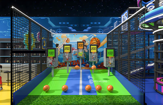 Basketball shooting game
