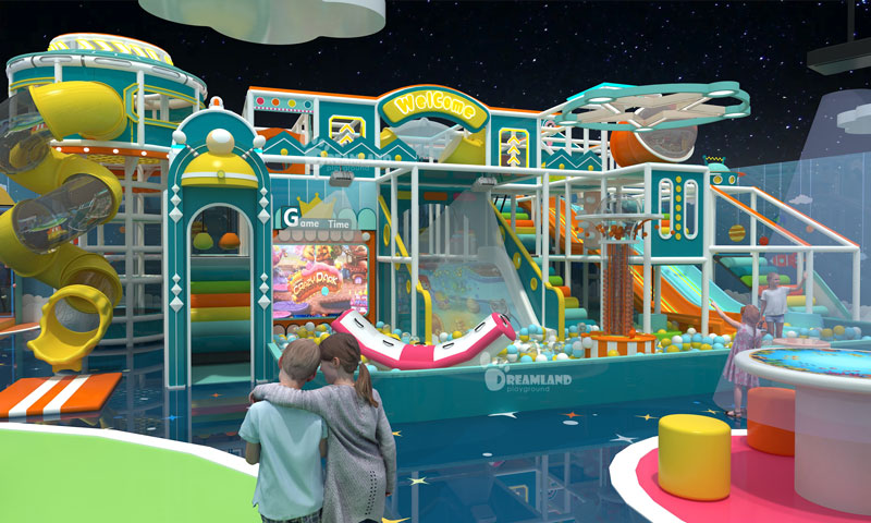 Space theme indoor playground