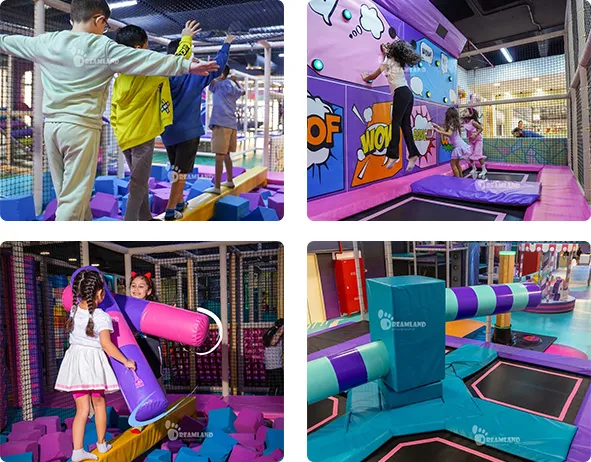 Foam Pit Trampoline,Reaction Wall,Trampoline Slackline,Wipeout Trampoline