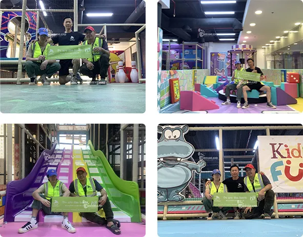 climbing wall installation,Dreamland Playground's Professional Installation,Indoor Playground Installations,Install an Indoor Playground