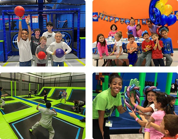 Basketball trampoline,Birthday parties,Corporate events,Summer camp