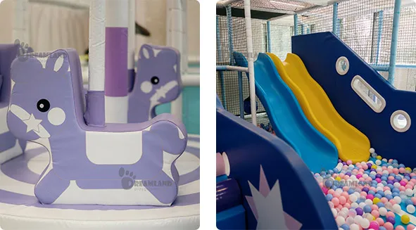 Indoor Merry-Go-Round,soft slide