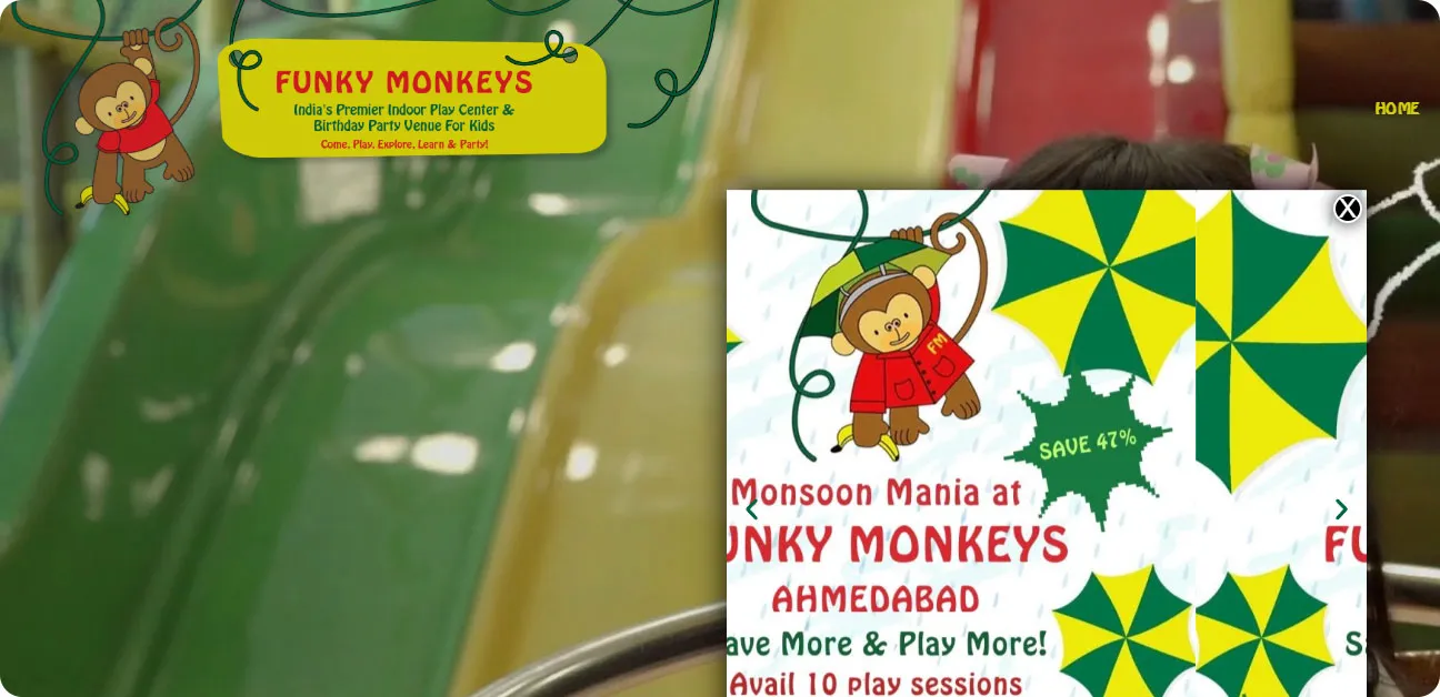 Funky Monkeys Play Center – Bandra (Mumbai)