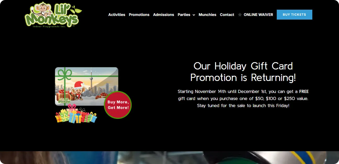 Lil’ Monkeys Indoor Playground (Burlington, Ontario)