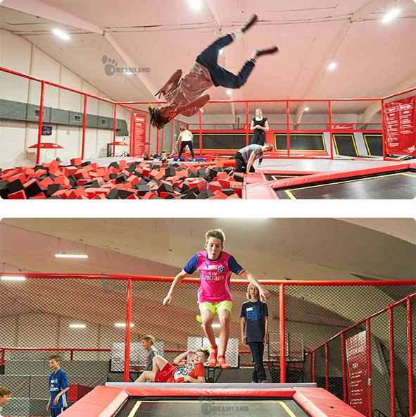 kids'area,kid'trampoline area