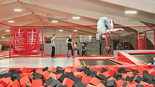 foam pit trampoline Germany