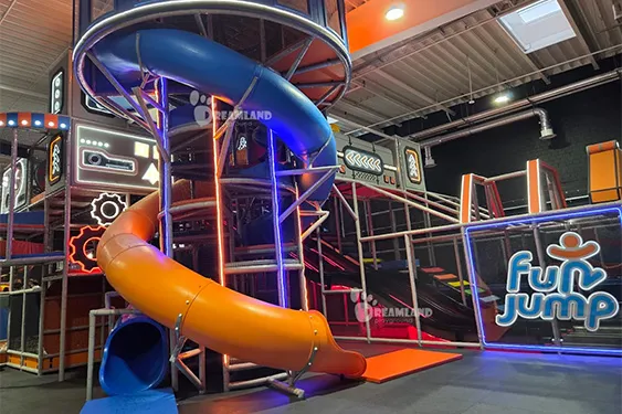 indoor trampoline park in Poland