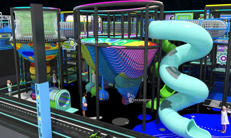 Indoor play area with soft play