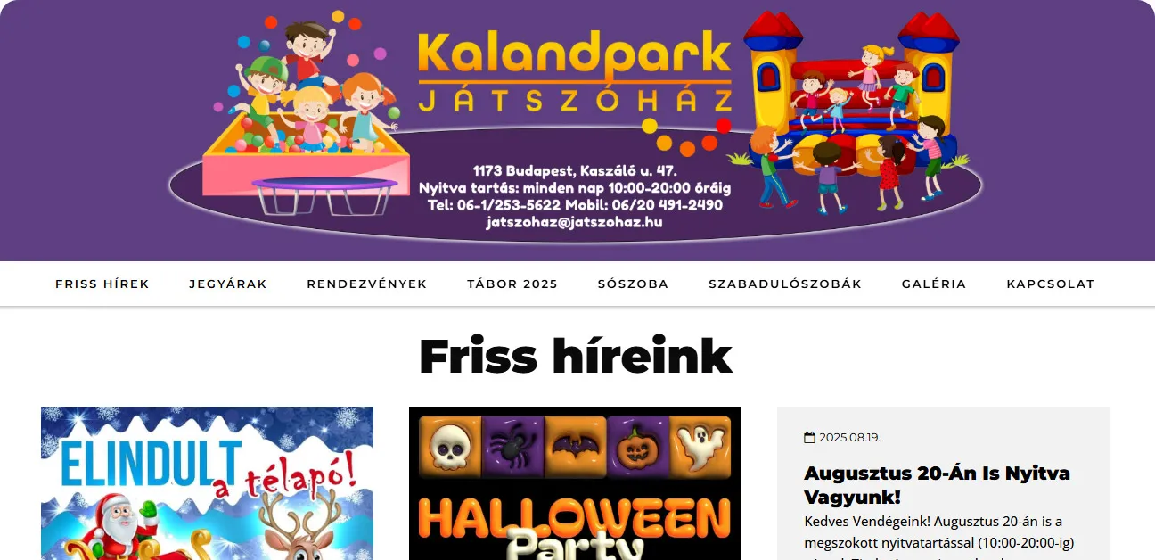 Adventure Park Játszóház (Adventure Park Playhouse)