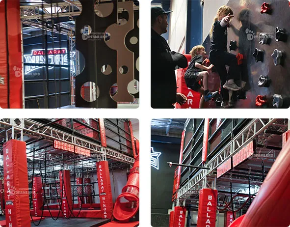 Cheese door,Climbing wall,Indoor Recreation Facility,Ninja Course facility