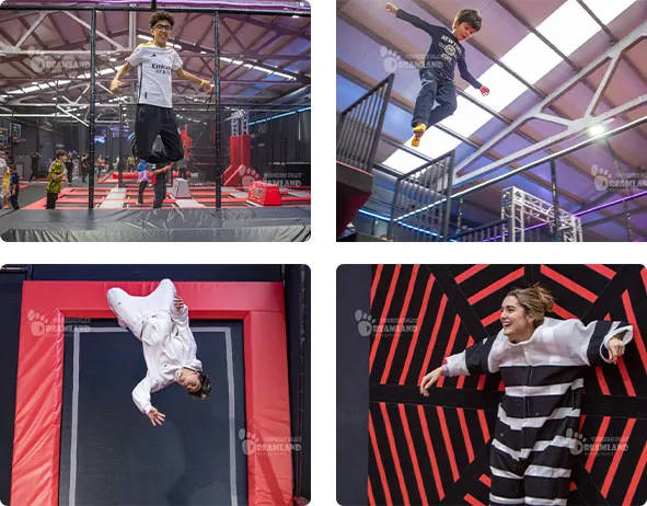 Free jump,Jump platform,Main court,Sticky wall