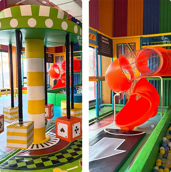 Indoor Merry-Go-Round,Spiral tube slide