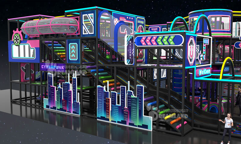 Vertical play structure