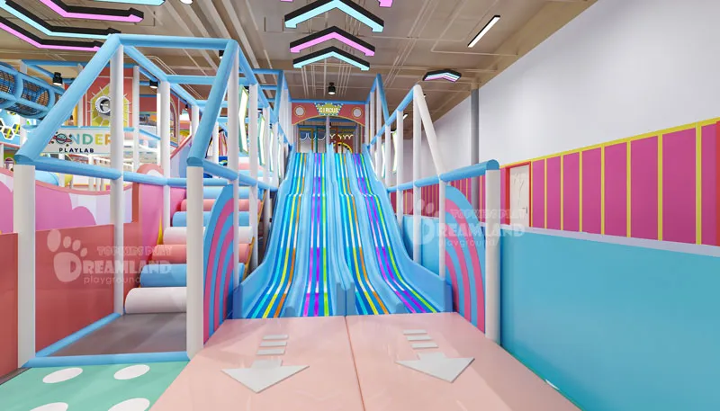 Indoor playground 3d design turnkey solution