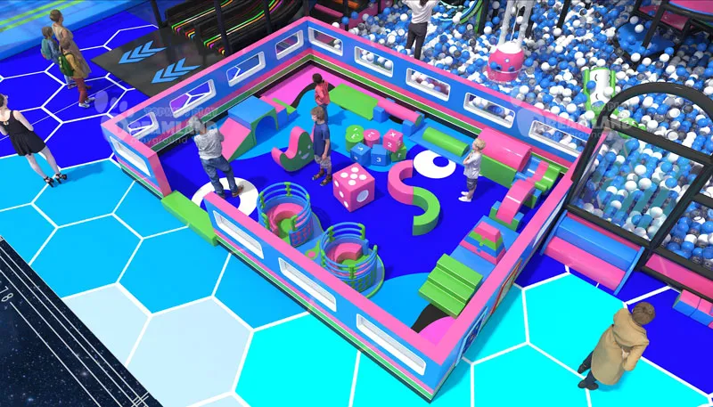 Soft playground equipment