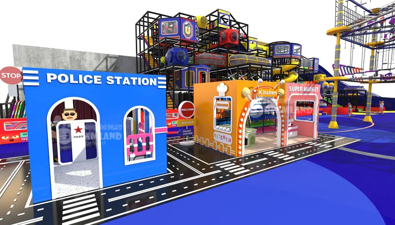 Community indoor playground birthday party