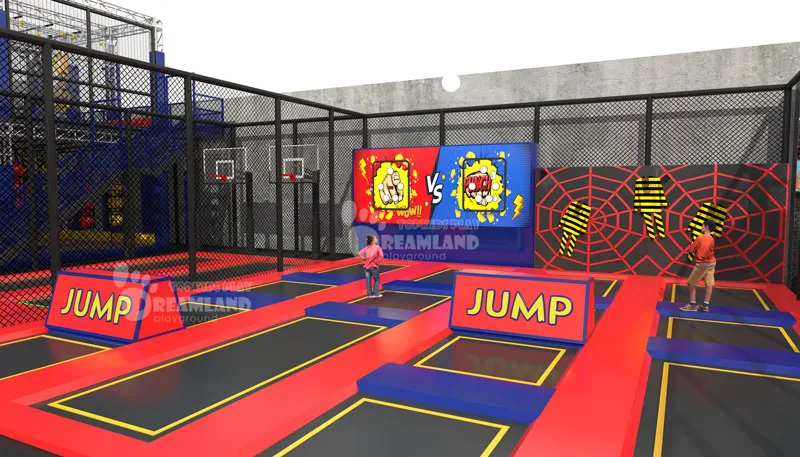 Indoor playground shopping mall location