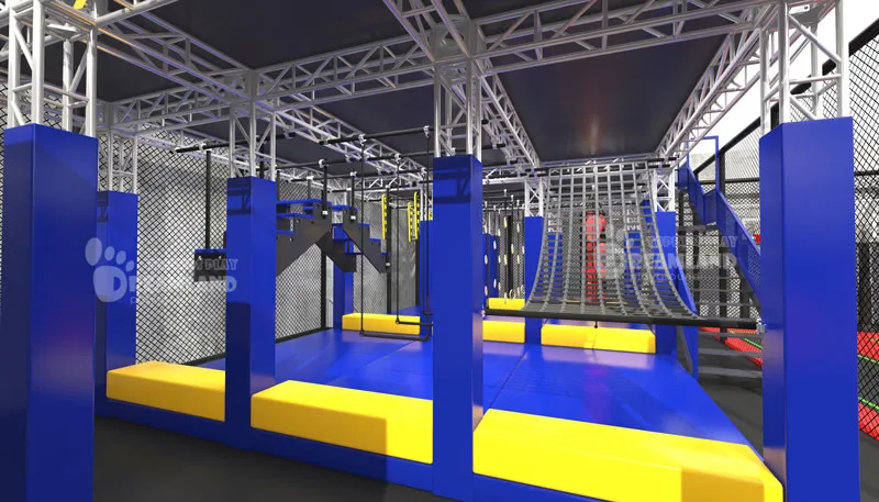 Indoor playground shopping mall location