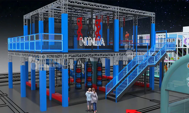 Indoor Ninja Course