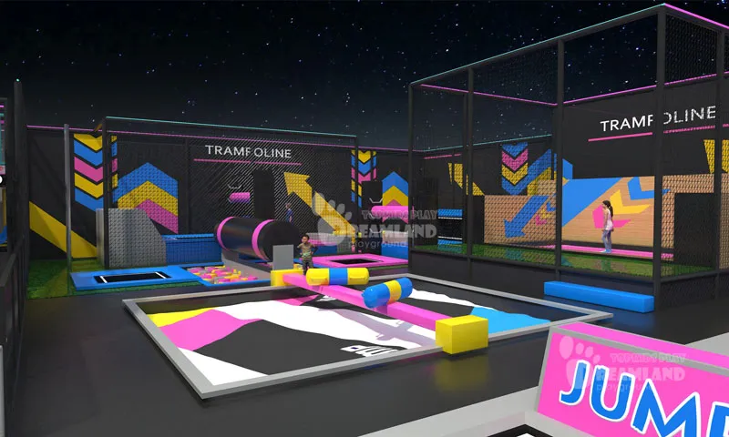 High performance pp jumping mat 8 row stitching