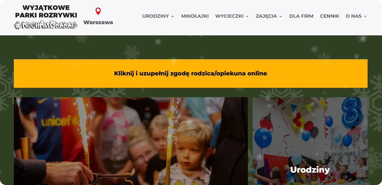 Park Rozrywki #KochamSkakac Trampoliny Warszawa