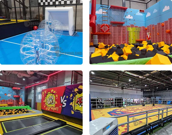 High-ROI Indoor Playground Business Plan,Indoor Play Area Manufacturer,Indoor Trampoline Park Construction,Multi-level Play Structure Design