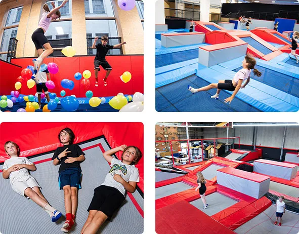 High Performance Trampoline Park,High Performance Trampoline,Trampoline Parkour,Tumbling Lane