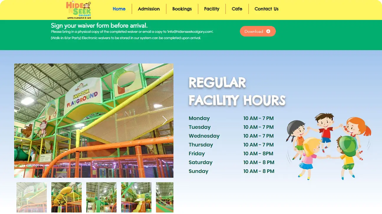 Hide N Seek Indoor Playground, Calgar