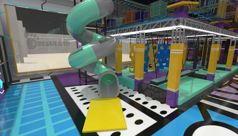 Commercial indoor playground equipment