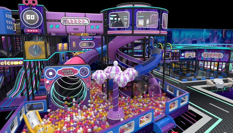 Commercial indoor playground equipment