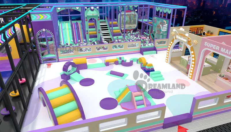 Dreamland Playground equipment for trampoline parks and family entertainment centers