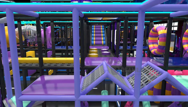 Indoor playground manufacturer offering custom design and production for play areas
