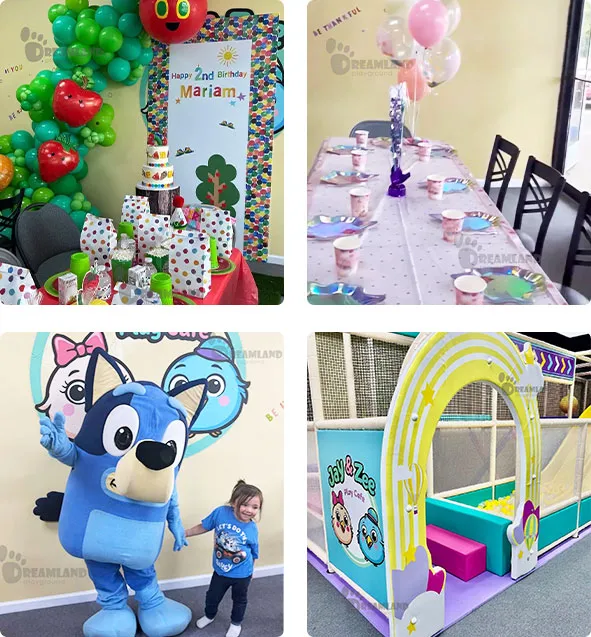 Birthday Party, Cafe Event, Doll Event, Play Structure