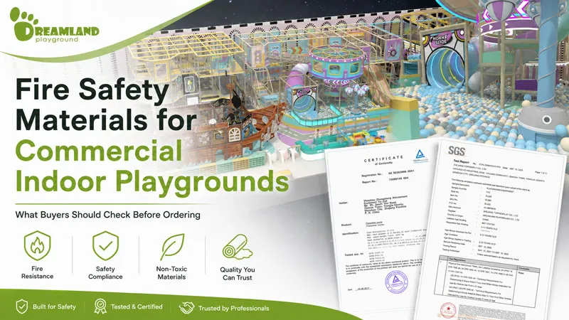 Fire Safety Materials for Commercial Indoor Playgrounds