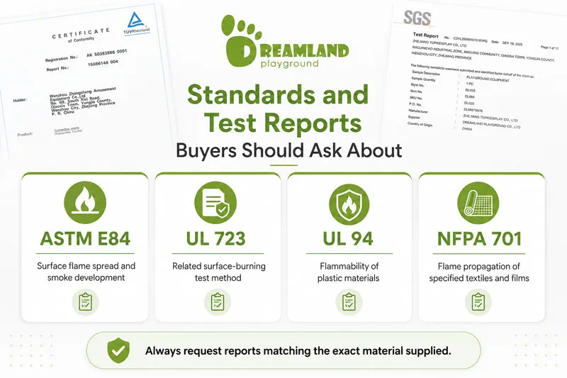 Indoor-playground-fire-test-standards