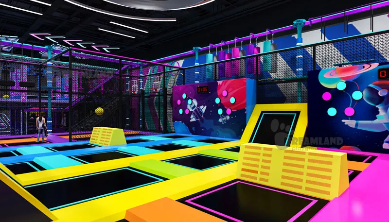 Commercial Trampoline Area Cost