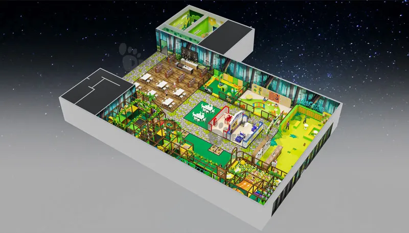 Commercial playground equipment