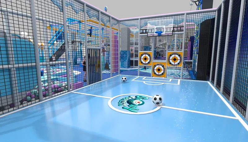 Trampoline park attractions for customer retention