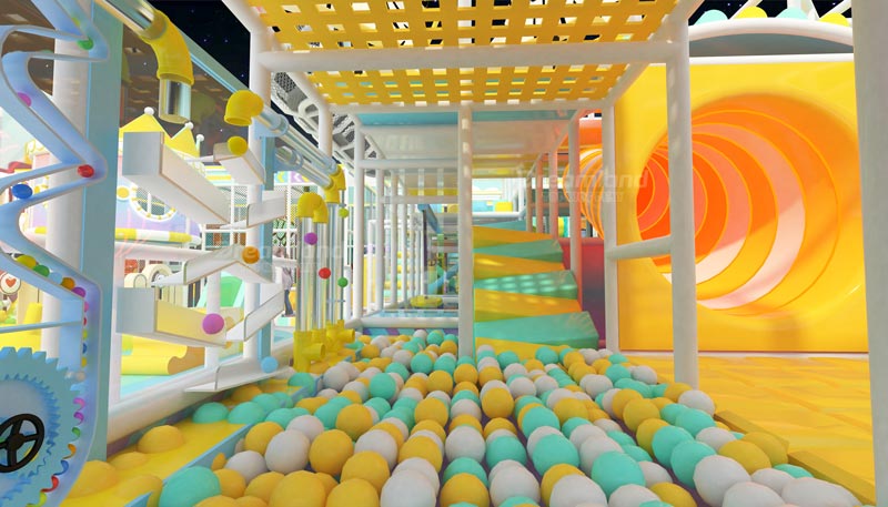 Compact soft play equipment