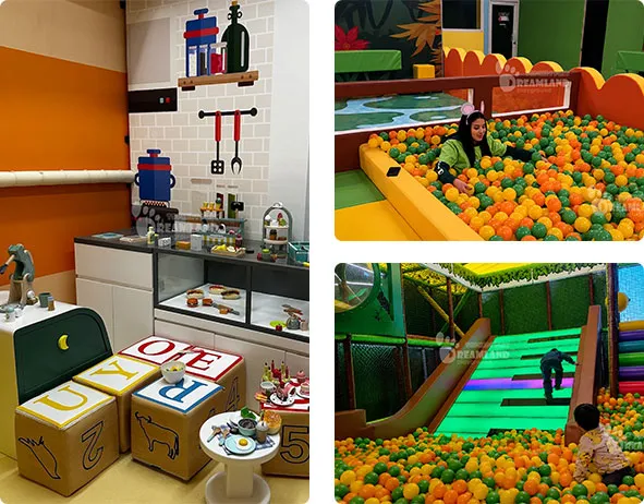 Colina Indoor Playground Design and Multi-Zone Space Planning, Colina Indoor Playground Design, Indoor Playground Attractions