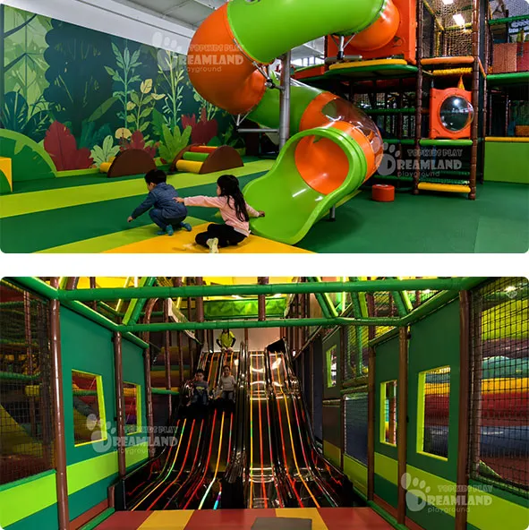 Jungle and Ninja-Style Zone, Play area