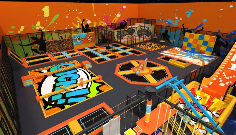 Indoor playground layout design