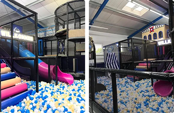 Indoor soft play equipment,Multi-level soft play structure