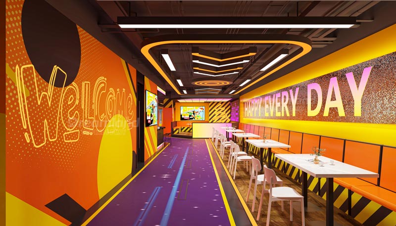Indoor playground ninja course